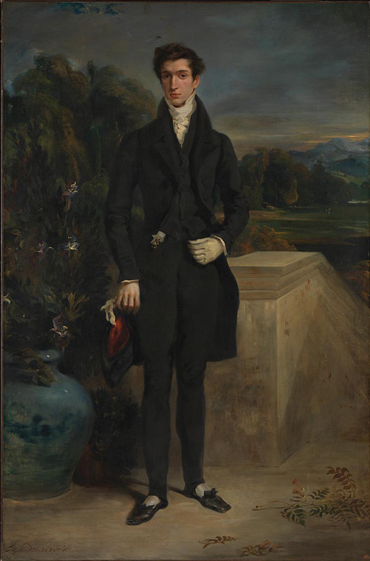 Eugène Delacroix, 1798 - 1863 Louis-Auguste Schwiter 1826-30 Oil on canvas, 217.8 x 143.5 cm Bought, 1918 NG3286 https://www.nationalgallery.org.uk/paintings/NG3286