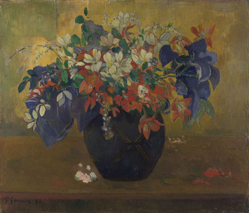 Paul Gauguin, 1848 - 1903 A Vase of Flowers 1896 Oil on canvas, 64 x 74 cm Bought, 1918 NG3289 https://www.nationalgallery.org.uk/paintings/NG3289